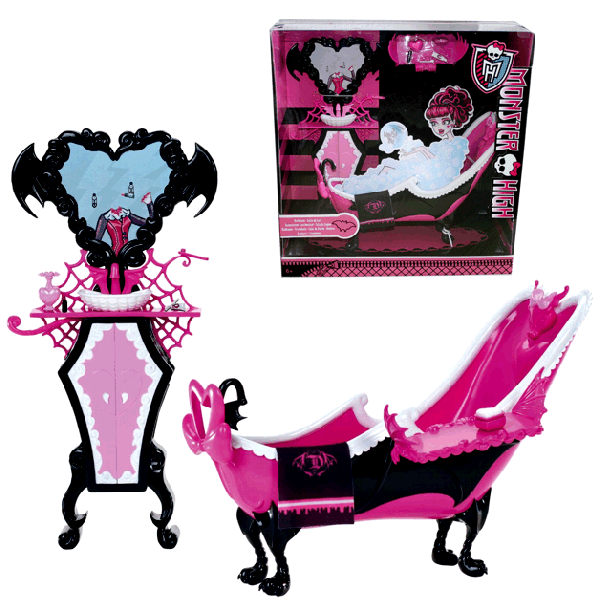 MONSTER HIGH Badezimmer Spiel Set Möbel eBay