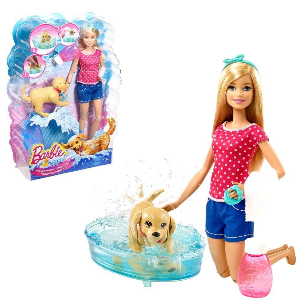 Barbie - Familie Puppe Hundebad Spielset - Das Große Hundeabenteuer | EBay