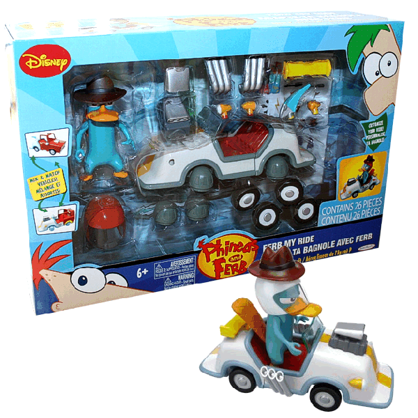 Phineas und Ferb   Fahrzeug Set Auto Agent P