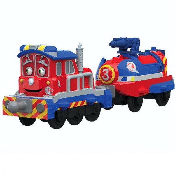 Chuggington - Die Cast Series - Stack Track Kelly & fire trucks